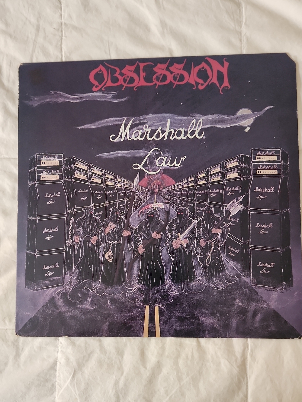 "Marshall Law" Vinyl Record - Black/Purple Sleeve